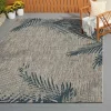 Tropical Palms Captiva Outdoor Area Rug, 5x7
