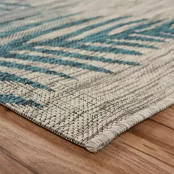 Tropical Palms Captiva Outdoor Area Rug, 5x7