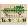 Truck Full of Luck Wood Wall Plaque