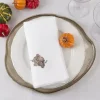 Turkey Embroidered 4-pc. Harvest Napkin Set