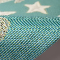 Turquoise Turtles Indoor/Outdoor Rug, 3x4