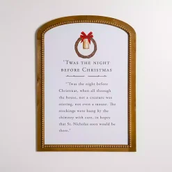 Twas the Night Before Christmas Wall Plaque