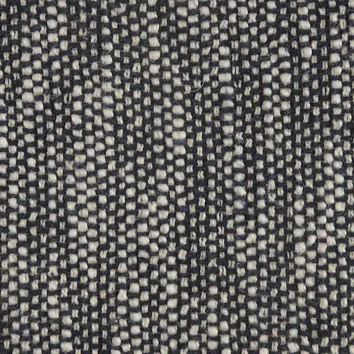 Two-Tone Navy Woven Accent Pillow