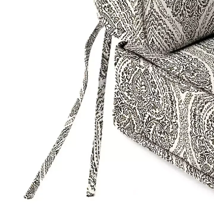 Umber Medallion Outdoor Deep Seat Cushion