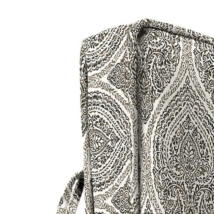 Umber Medallion Outdoor Deep Seat Cushion