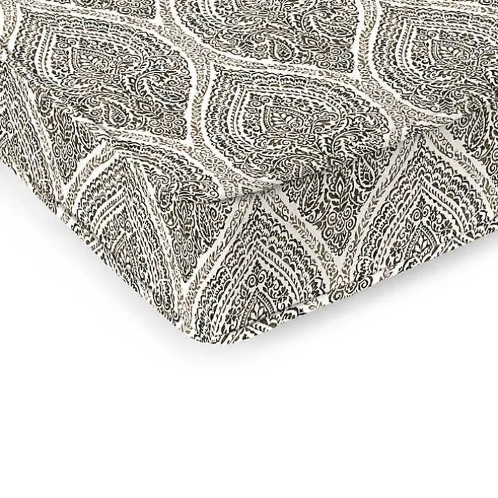 Umber Medallion Outdoor Settee Cushion