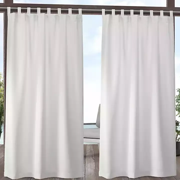 Vanilla Cabana Outdoor Curtain Panel Set, 108 in.