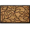 Vine Leaves Swirl Doormat, 36x24 in.