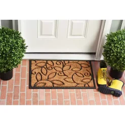 Vine Leaves Swirl Doormat, 36x24 in.