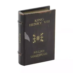 Vintage Classics Faux Leather Book Boxes, Set of 3