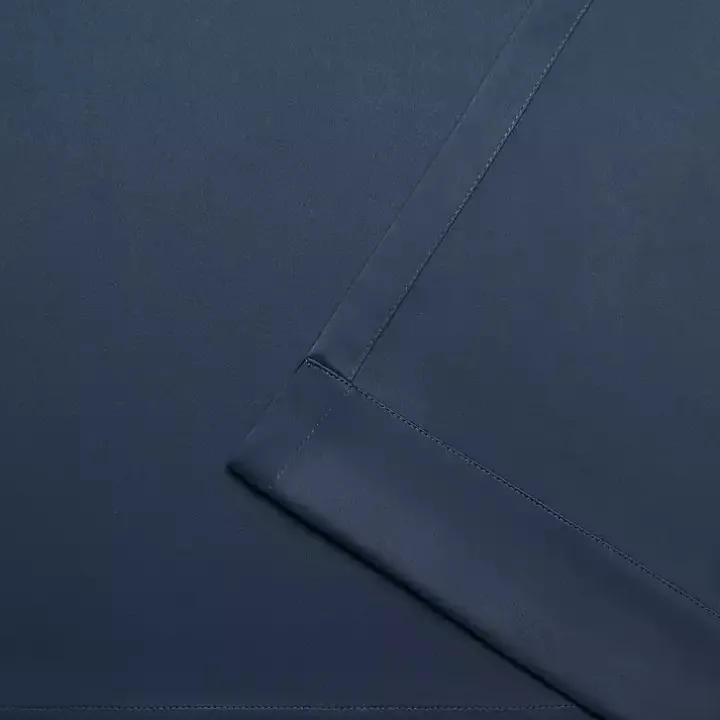 Vintage Indigo Woven Curtain Panel Set, 84 in.