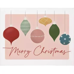 Vintage Merry Christmas Ornament Wall Plaque