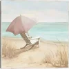 Vintage Vacation I Framed Canvas Art Print