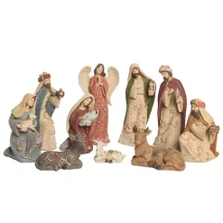 Waffle Weave 10-pc. Nativity Set