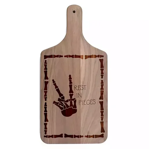 Walnut Rest in Pieces Halloween Cutting Board
