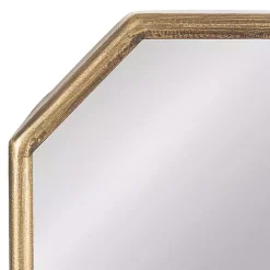 Wardelle Antique Gold Mirrored Taper Candle Sconce