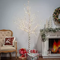 Warm White Pre-Lit Birch Tree