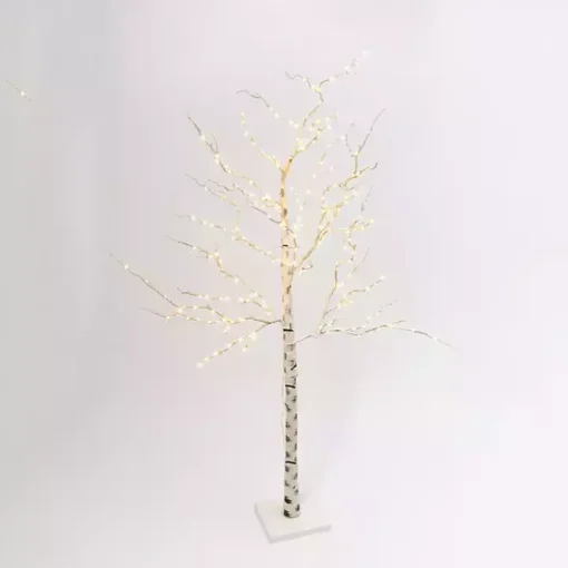 Warm White Pre-Lit Birch Tree