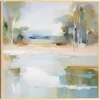Water Whispers Framed Canvas Art Print