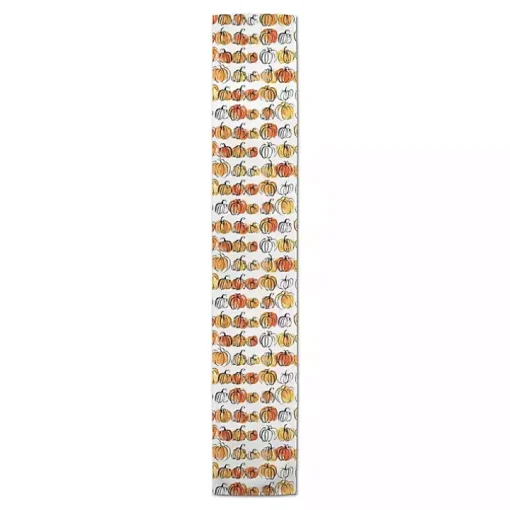 Watercolor Pumpkins Table Runner
