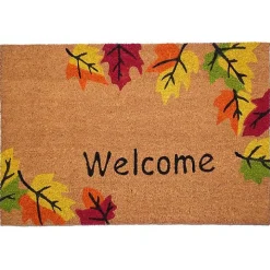 Welcome Falling Leaves Doormat, 29x17 in.
