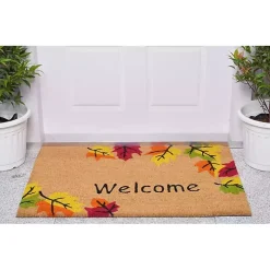 Welcome Falling Leaves Doormat, 29x17 in.