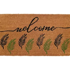Welcome Fern Doormat
