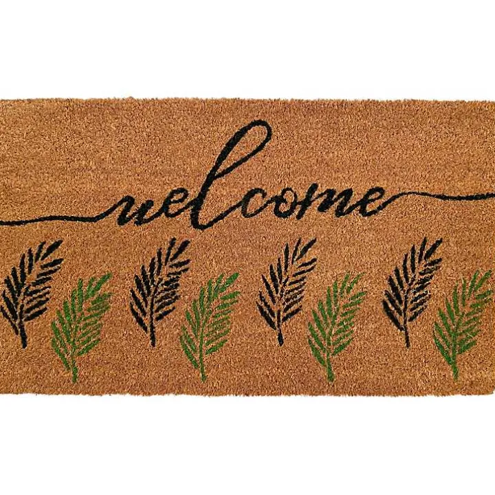 Welcome Fern Doormat