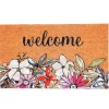 Welcome Floral Doormat