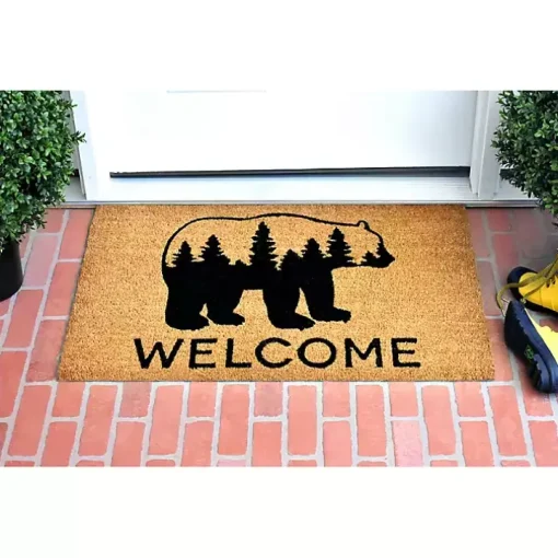 Welcome Forest Bear Doormat