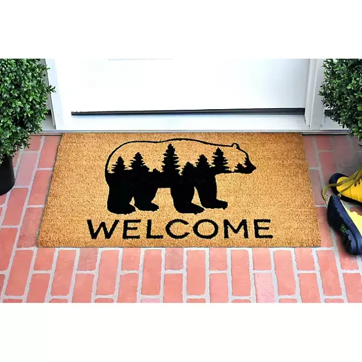 Welcome Forest Bear Doormat