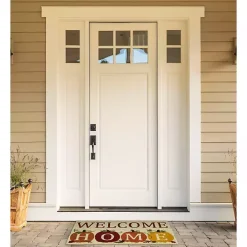 Welcome Home Pumpkin Doormat, 18x30 in.