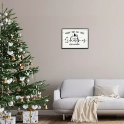 Welcome to Our Christmas Farmhouse Wall Plaque