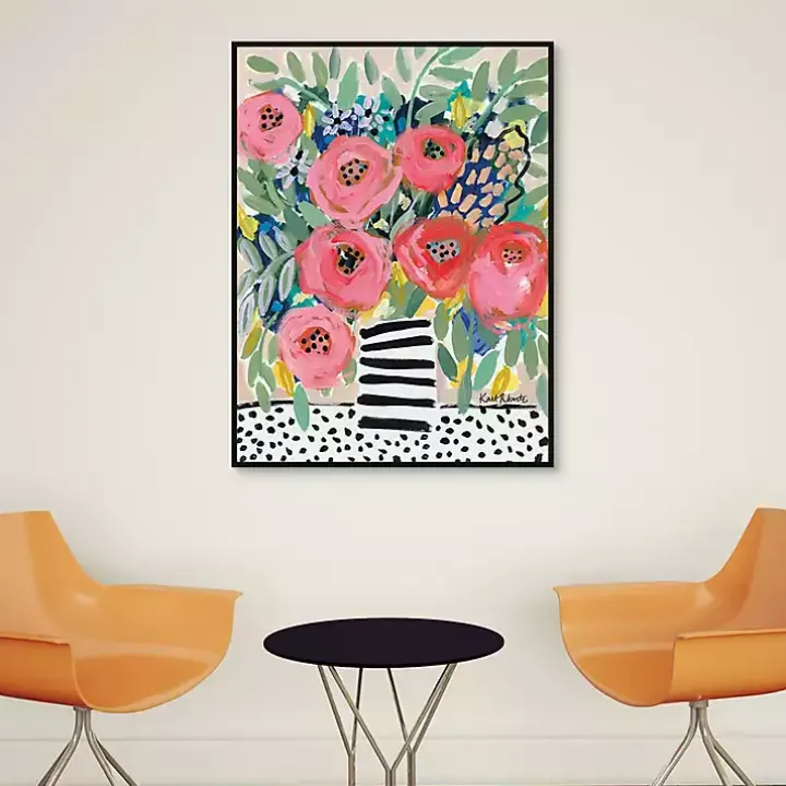 Welcome to the Party Framed Canvas Art Print