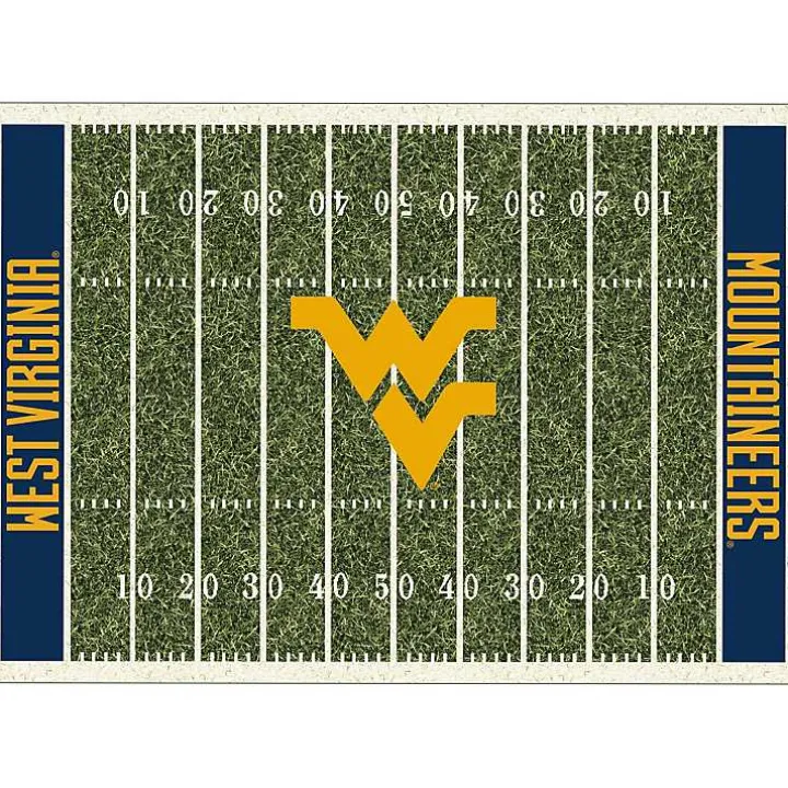West Virginia University Homefield Area Rug, 6x8