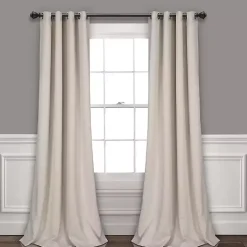 Wheat Lush Insulated Curtain Panel Set, 120 in.