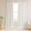 White Blackout Curtains, 84 in.
