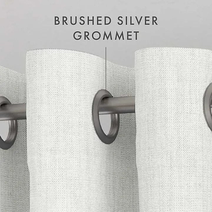 White Blackout Curtains, 84 in.