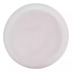 White Ceramic Jug Handles Vase, 10 in.