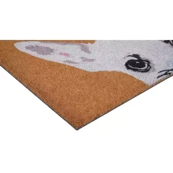 White Chihuahua Hello Doormat