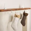 White Christmas Tree Rod Stocking Holder