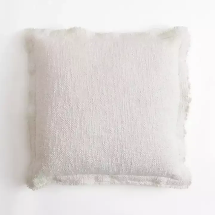 White Coco Flange Pillow