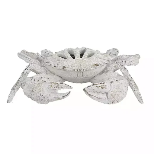 White Coral Crab Figurine