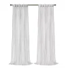 White Paloma Curtain Panel, 84 in.