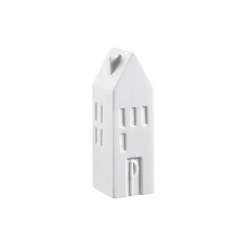 White Porcelain House Shaped Salt & Pepper Shakers