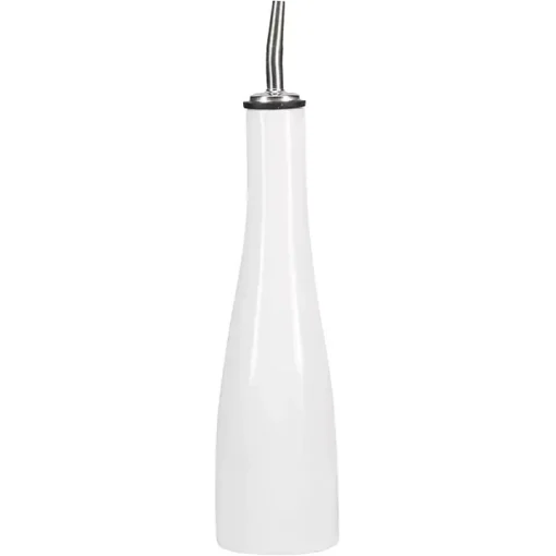 White Porcelain 2-pc. Oil and Vinegar Carafe Set