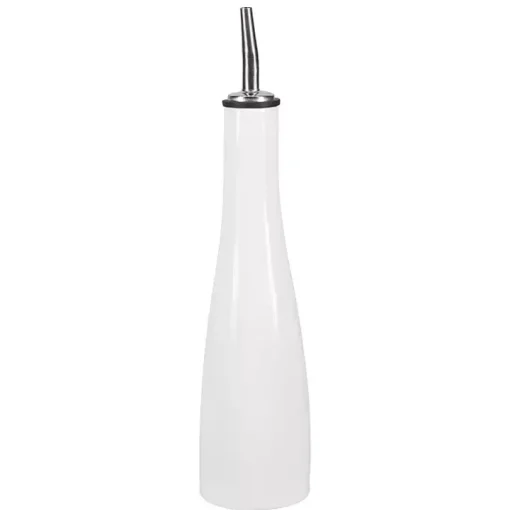 White Porcelain 2-pc. Oil and Vinegar Carafe Set