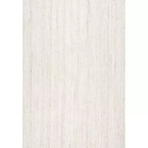 White Reno Woven Area Rug, 3x5