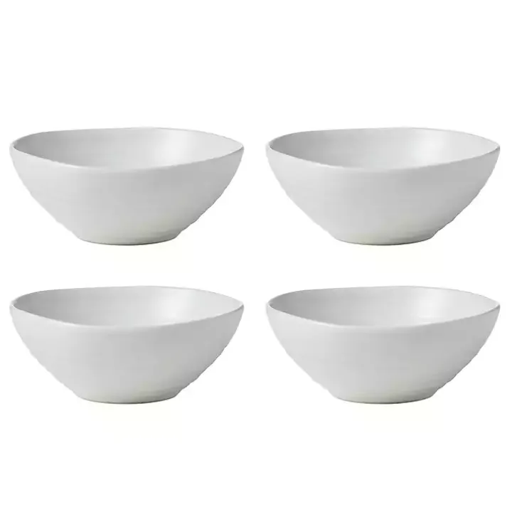 White Ridge 12-pc. Stoneware Dinnerware Set