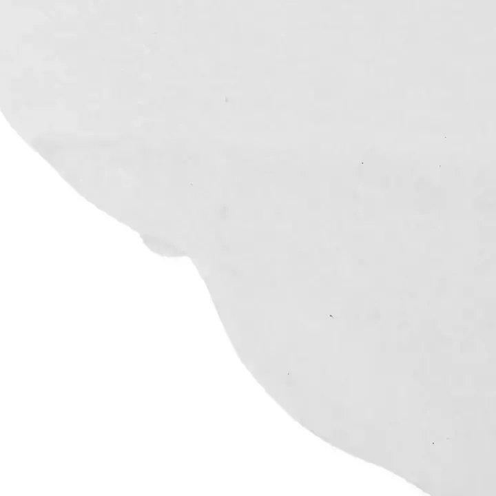 White Scalloped Christmas Tree Skirt, 48 in.